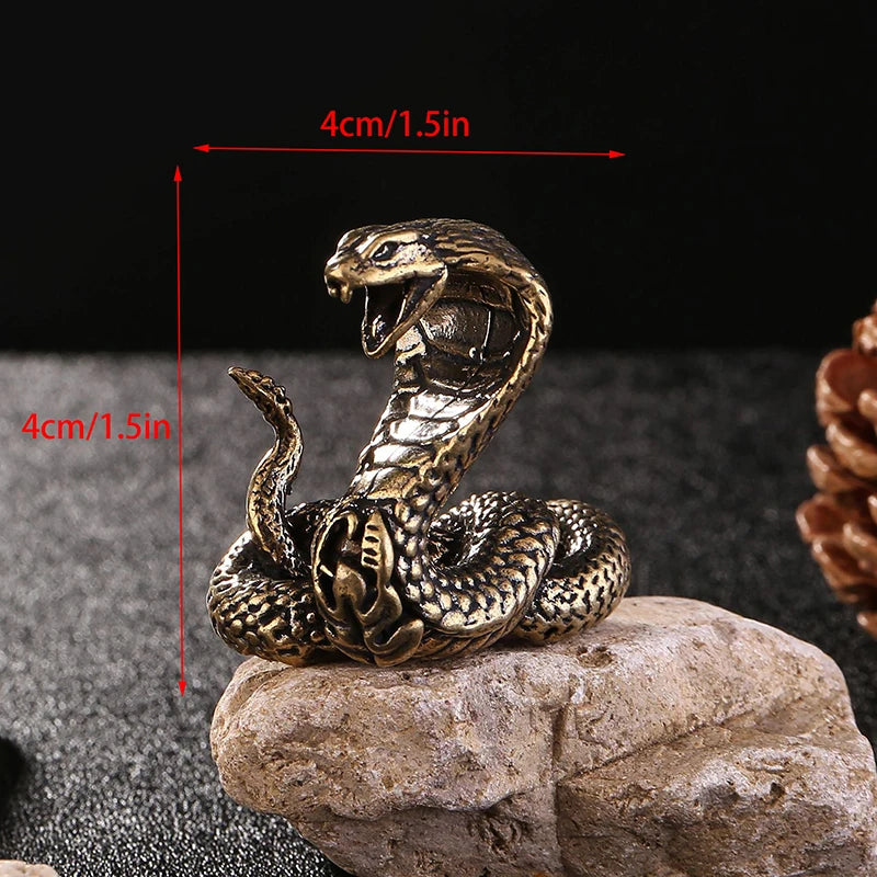 Mini Cobra de Decoração