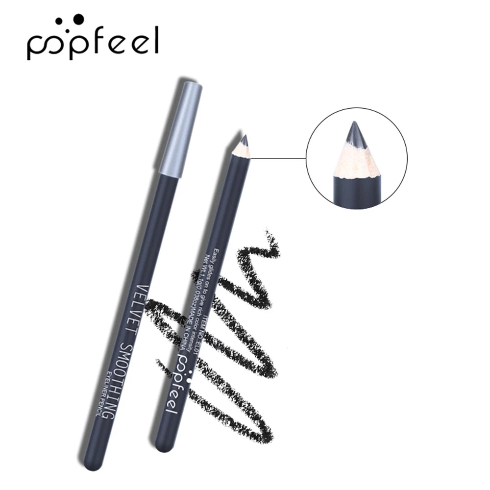 Kit Maquiagem Profissional POPFEEL - Paleta de Sombras + Delineador + Máscara