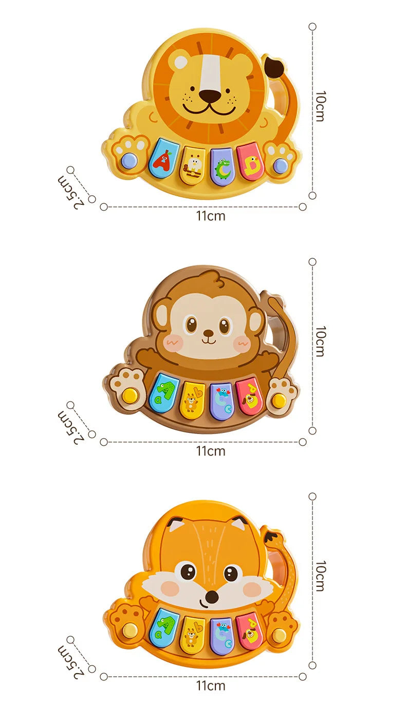 Teclado Animado Animais Divertidos