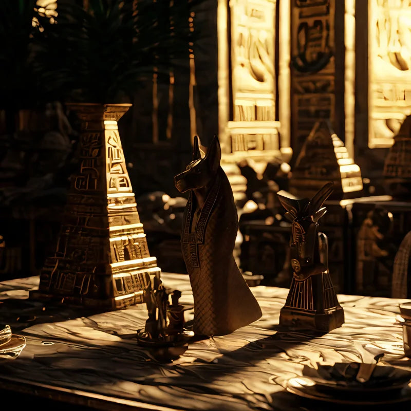 Estátua Anúbis Black de Decoração