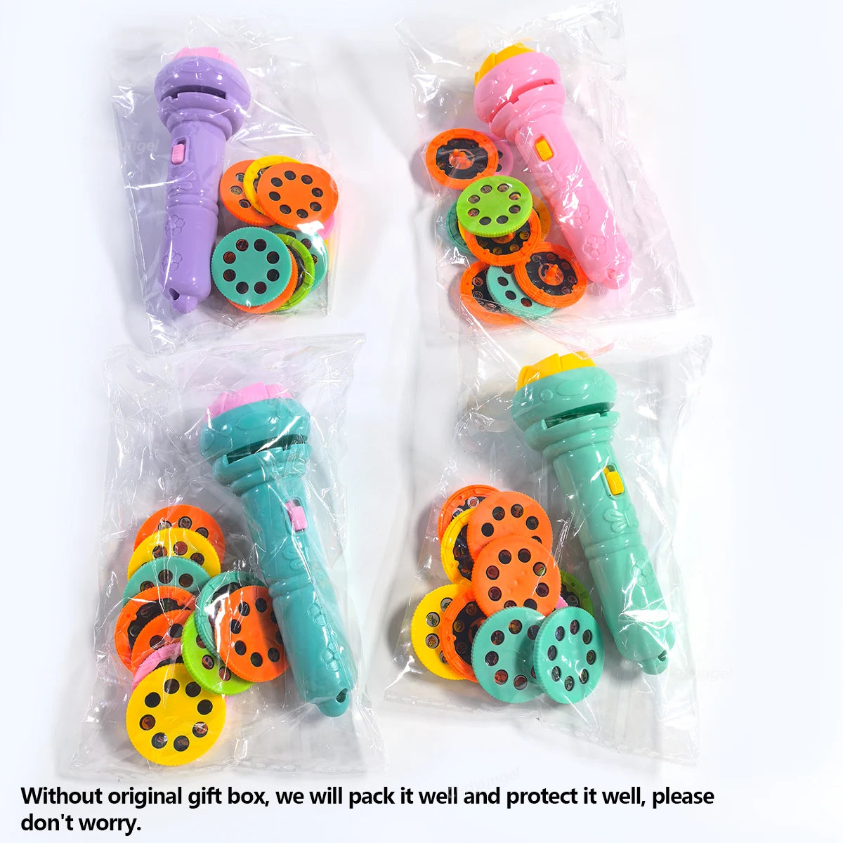 Lanterna de Projeção 3D para Crianças