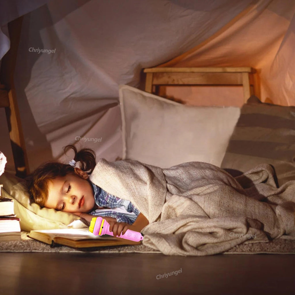 Lanterna de Projeção 3D para Crianças