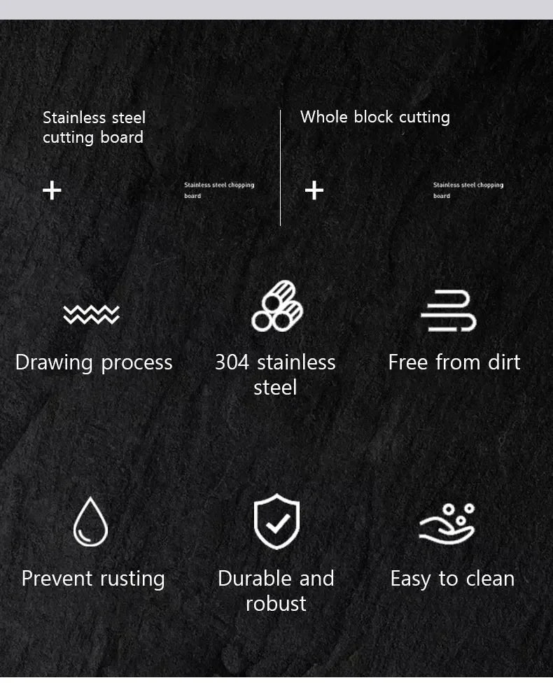 Tábua de Corte de Aço Inoxidável