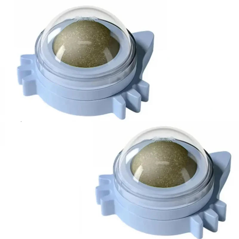 Bola de Catnip para Gatos - Brinquedo que Ativa o Instinto Natural