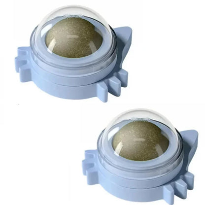 Bola de Catnip para Gatos - Brinquedo que Ativa o Instinto Natural