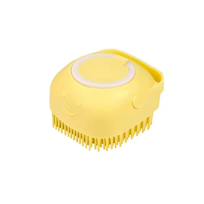 Escova de Banho Massageadora - Silicone Macio para Cães e Gatos