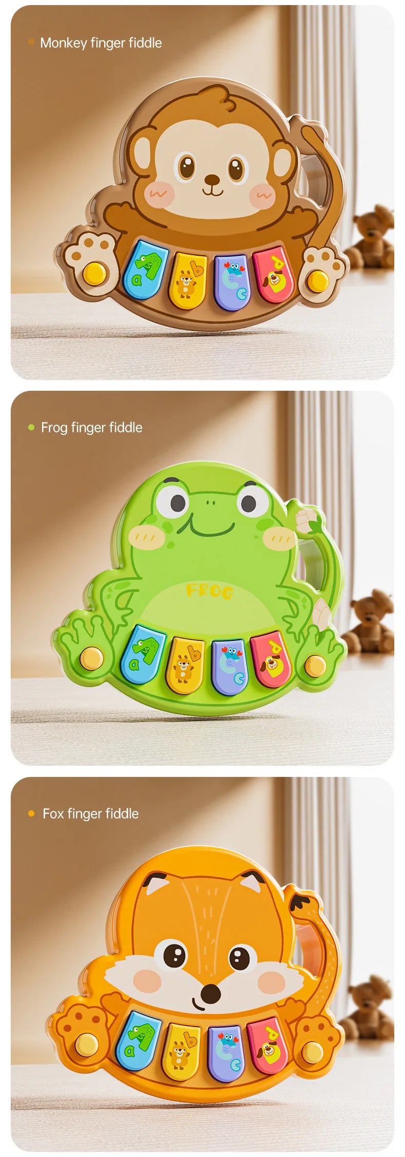 Teclado Animado Animais Divertidos