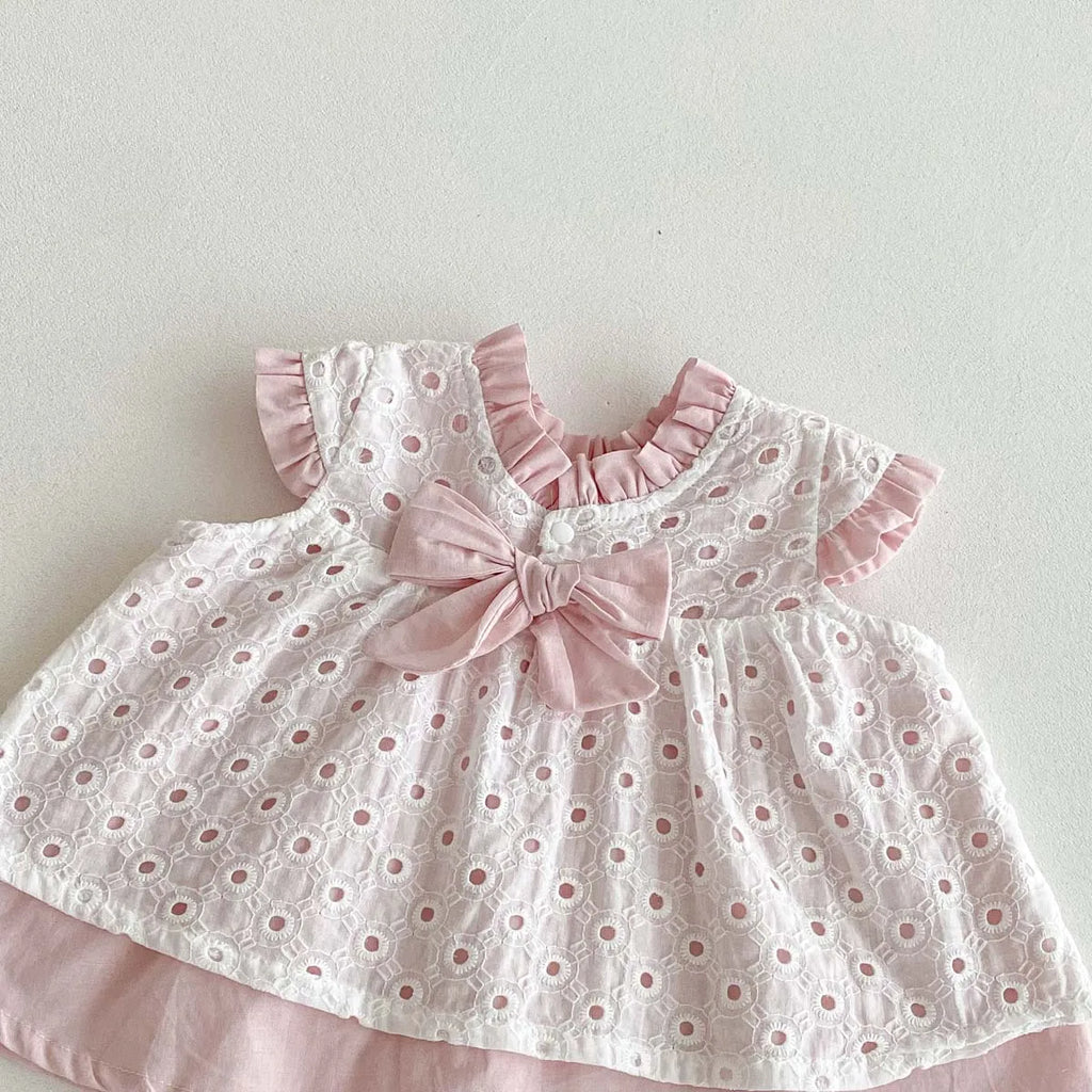 Conjunto Vestido Coreano Infantil Feminino