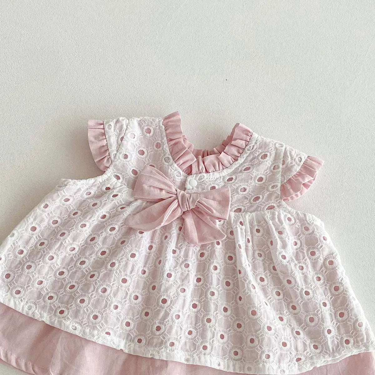 Conjunto Vestido Coreano Infantil Feminino