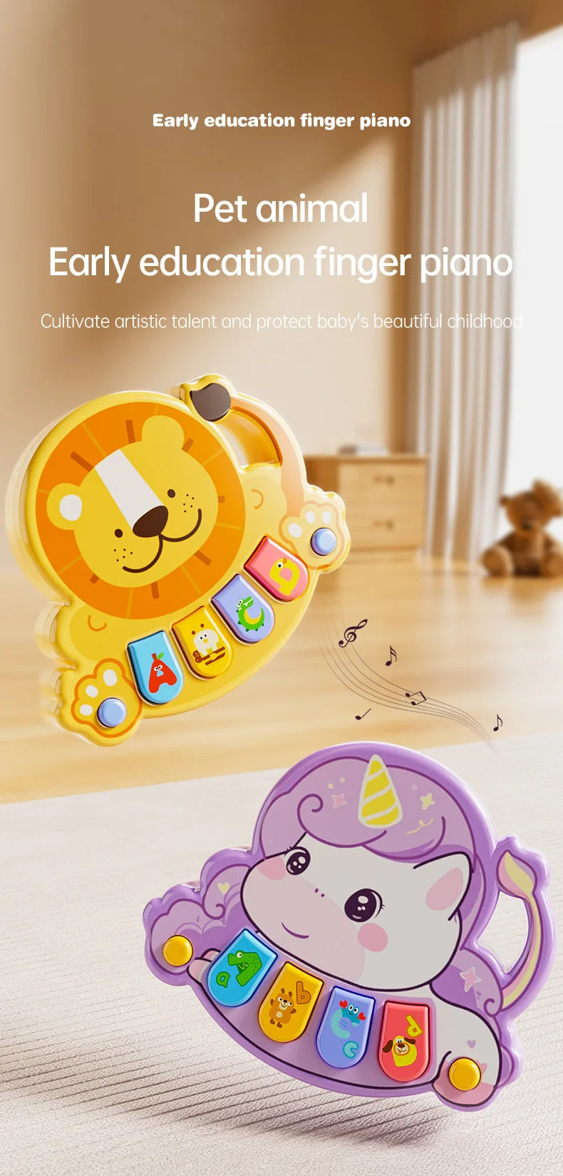 Teclado Animado Animais Divertidos