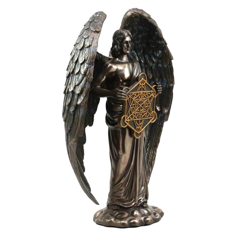 Escultura de Anjo Geométrica