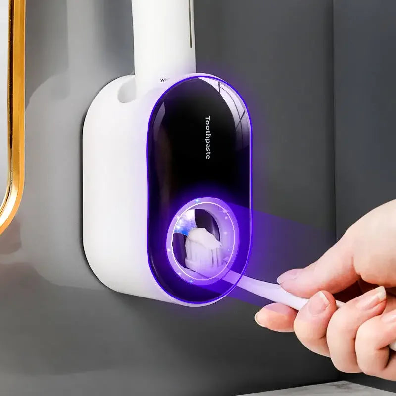 Espremedor de Pasta Automático - Organizador de Parede para Banheiro